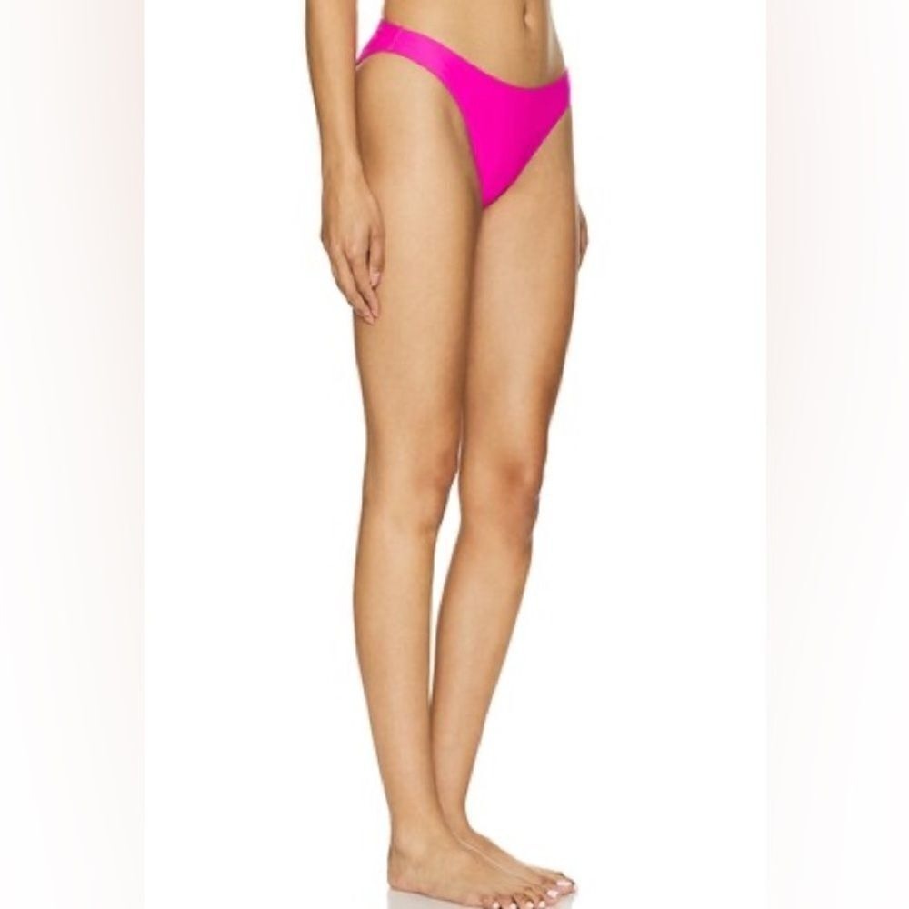Good American Better Bikini Bottom Hawaiian Pink Size 3/4 New With Tags - Picture 2 of 5